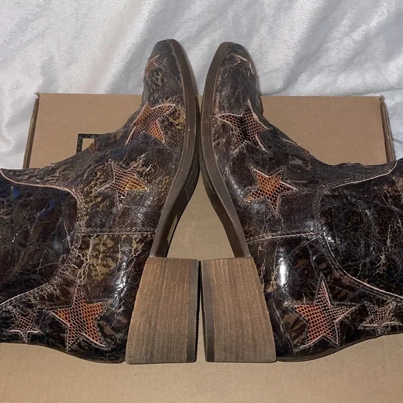 NWT SHERIDAN MIA STARR Crinkle Finish Bootie - Picture 9 of 11